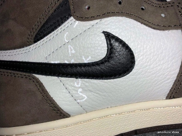 Rep High 100 'Mocha' x CD4487 OG - Retro Scott Air 1 Jordan Travis 0809
